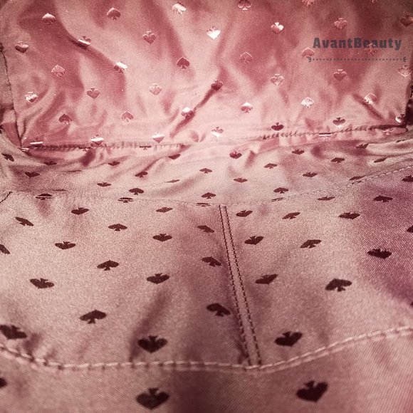 Glitter Kate Spade Penny Greta Court Cherrywood Tote New - Picture 15 of 15